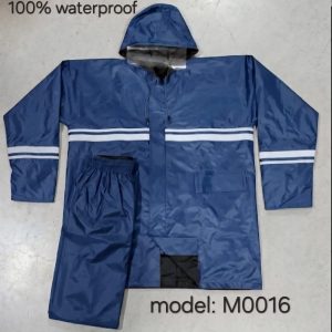 M0016 : Super premium raincoat navy blue