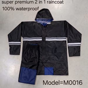 M0016 : Super premium raincoat black